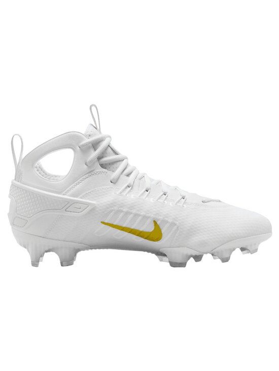 Nike Huarache 9 Elite LAX – Men`s Football Cleats White Gold FD0088-100 NEW main image 9